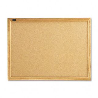 Quartet® ut Cork Bulletin Board Cork with Natural Oak Frame