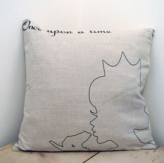 'kiss a frog' cushion by heather alstead design