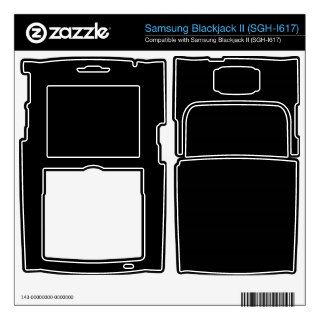 Make Your Own Samsung Blackjack II SGH I617 Skin Samsung Blackjack II Skin