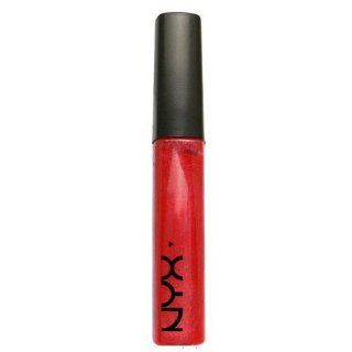 NYX Goddess of the Night Lip Gloss with Mega Shine Lip Gloss, 152 Crystal Red  Beauty