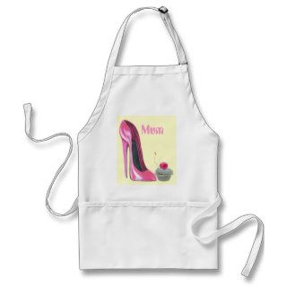 Pink Stiletto Shoe and Cupcake Apron