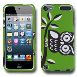 Snap on Cover Fits Apple Touch 5th Generation Green Owl (does NOT fit iPod Touch 1st, 2nd, 3rd or 4th generations) Cell Phones & Accessories