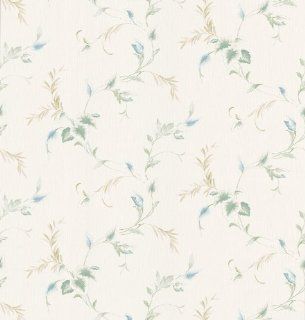 Brewster 149 88400 Shima Blue Trailing Leaves Wallpaper    