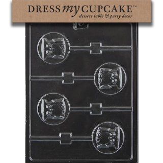 Dress My Cupcake Chocolate Candy Mold, Owl Lollipop Kitchen & Dining