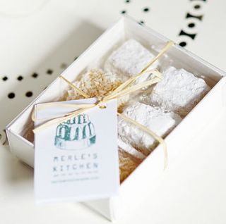 mixed box of handmade turkish delight by merles kitchen