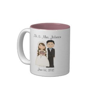 Bride & Groom Wedding Couple personalized mug