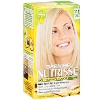 Garnier Nutrisse Extra Light Ash Blonde 111 Nourishing Color Creme Garnier Hair Color