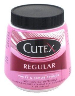Cutex 7oz Regular Jar Twist & Scrub Sponge (3 Pack) Health & Personal Care