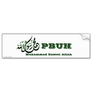 Muhammad Rasool Allah Bumper Sticker