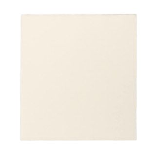 Ivory Cream Background. Chic Fashion Colors Trends Notepads