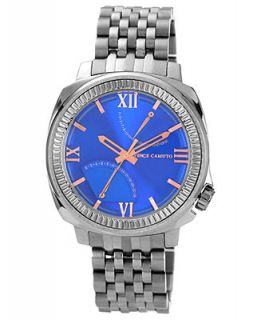 Vince Camuto Watch, Mens Stainless Steel Bracelet 44mm VC 1002BLDS   Watches   Jewelry & Watches