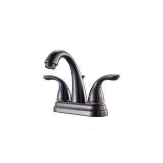 Pfister G148 700Y Series 4 Inch 2 Handle Centerset Bath Faucet, Tuscan Bronze   Bathroom Sink Faucets  