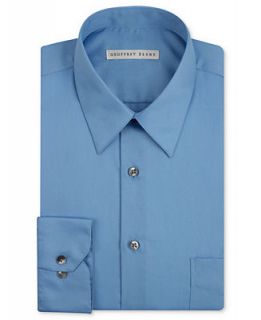 Geoffrey Beene Dress Shirt, Sateen Solid Long Sleeved Shirt   Dress Shirts   Men