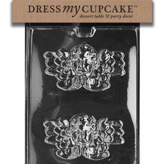 Dress My Cupcake DMCC147 Chocolate Candy Mold, Victorian Angel, Christmas Candy Making Molds Kitchen & Dining