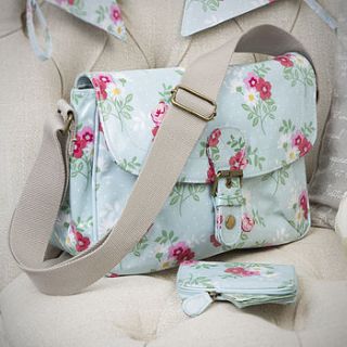 floral satchel or purse by the contemporary home