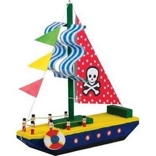 make & paint your own pirate boat ship by sleepyheads