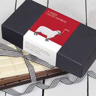 fun christmas chocolate bar gift sets by quirky gift library