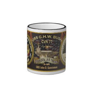 USS Bush NavWeps Cup.   "Limited Edition" Coffee Mugs