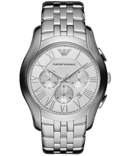 Emporio Armani Watch, Mens Chronograph Stainless Steel Bracelet 45mm AR1702   Watches   Jewelry & Watches