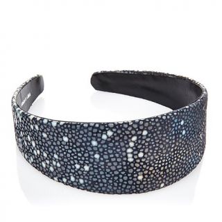 Clever Carriage Company "Stingray" Embossed Leather Headband