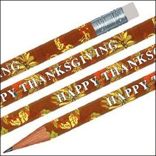 Tub   Thanksgiving Pencils   144 per set  Wood Lead Pencils 
