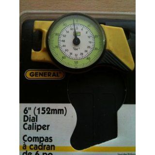 General Tools & Instruments 142 6 Inch English and Metric Plastic Dial Caliper