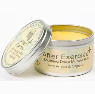 after exercise soothing muscle rub by the bakewell soap company