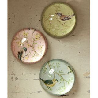 birdie paperweight by lavender room