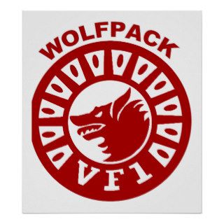 VF 1 Wolfpack Original Logo LIGHT Print