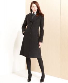 W118 by Walter Baker Coat, Long Sleeve Quilted Faux Leather   Coats   Women