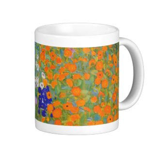 Klimt Flower Garden Painting I Nouveau Mug