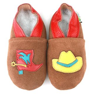 Little Cowboy Soft Sole Leather Baby Shoes Augusta Products Boys' Shoes