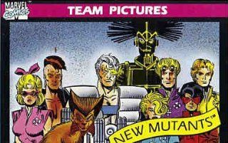 1990 Impel Marvel Comics #142 Team Pictures New Mutants Trading Card Toys & Games