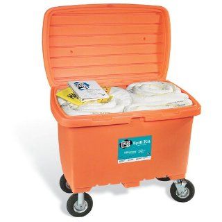 New Pig KIT480 139 Piece Oil Only Spill Kit in High Visibility Storage Chest, 74 Gallon Absorbency Industrial Spill Response Kits