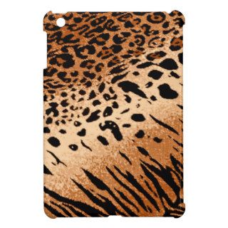 Leopard Tiger Animal Print Background iPad Mini Cover