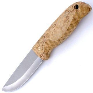 EKA EKA 619209 Nordic A10, Masur Wood Handle, Plain with Sheath   Pocketknives  
