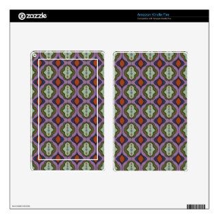 Retro Beaded Curtain Ogee Quatrefoil Kindle Fire Decals