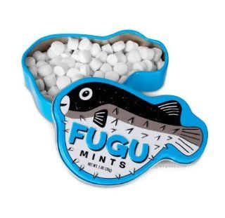 Fugu Mints   Collectible Pufferfish Tin with 140 mints  Breath Mints  Grocery & Gourmet Food