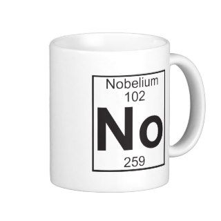 Element 102   no (nobelium) mug