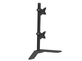 Monoprice Adjustable Tilting DUAL Desk Mount Bracket for LCD LED (Max 33Lbs, 10~23inch)   Black Computers & Accessories