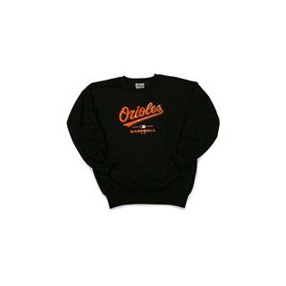 Baseball Sweatshirt   Baltimore Orioles Sweatshirt by Majestic (Adult Medium)  Athletic Sweatshirts  Clothing