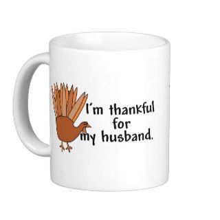 Thankful for My Husband Mug