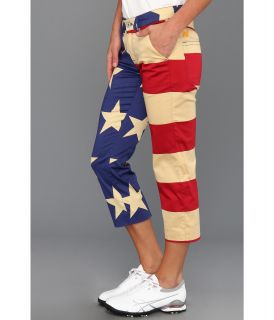 Loudmouth Golf Old Glory Capri Red White Blue
