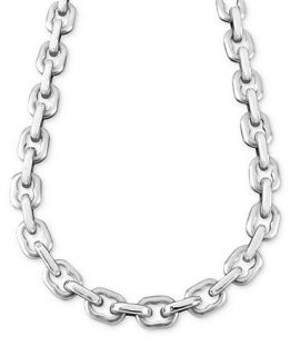 Mens Stainless Steel Necklace, 24 Anchor Link   Necklaces   Jewelry & Watches