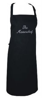 embroidered apron by lamby embroidery