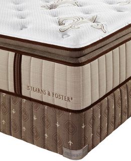 Stearns & Foster Estate Scarborough Euro Pillowtop Luxury Plush King Mattress Set   mattresses