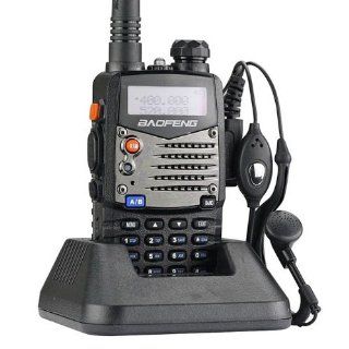Baofeng UV5RA Ham Two Way Radio 136 174/400 480 MHz Dual Band 5W Amateur WalkieTalkie Transceiver (Black) 