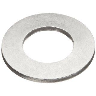 18 8 Stainless Steel Flat Washer, 1/2" Hole Size, 1.062" ID, 2" OD, 0.134" Nominal Thickness, Made in US (Pack of 5)