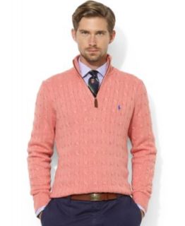 Polo Ralph Lauren Sweater, Roving Crew Neck Cable Cotton Sweater   Men