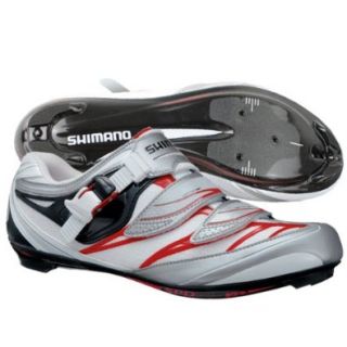 BRAND NEW SHIMANO MENS R133 ROAD SHOE 39 WHITE RED Shimano Shoes